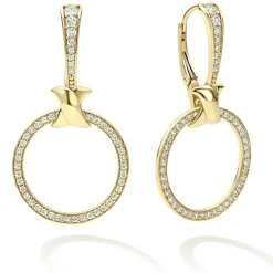 Best LAGOS Double Circle 18K Gold And Diamond Earring Set