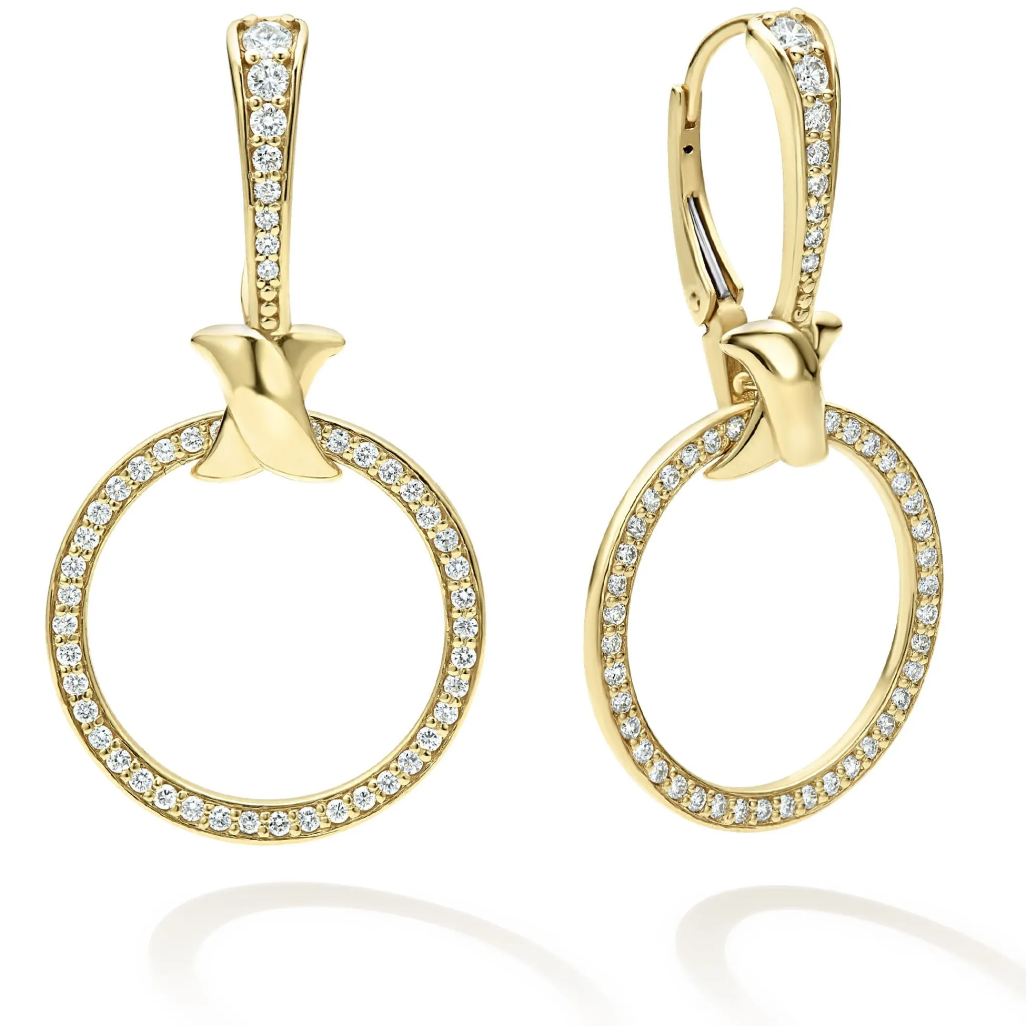 Best LAGOS Double Circle 18K Gold And Diamond Earring Set