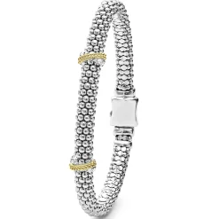 Best LAGOS Double X Caviar Diamond Bracelet | 6Mm