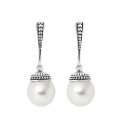 Online LAGOS Drop Pearl Earrings