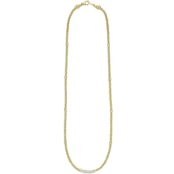 Best Sale LAGOS Eight Gold Station Diamond Caviar Necklace
