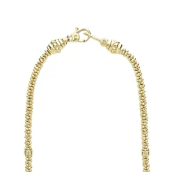 Best Sale LAGOS Eight Gold Station Diamond Caviar Necklace