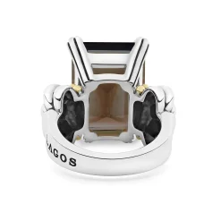 Clearance LAGOS Extra Large Emerald-Cut Smokey Quartz Ring