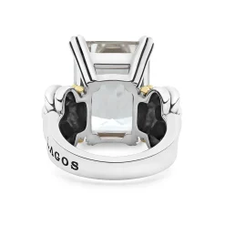 Outlet LAGOS Extra Large Emerald-Cut White Topaz Ring