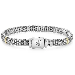 Best LAGOS Five Gold Station Caviar Bracelet | 6Mm