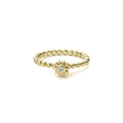 Cheap LAGOS Fluted Flower Diamond Ring