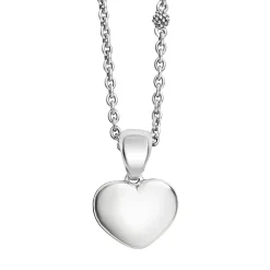 Sale LAGOS Fluted Heart Pendant Necklace