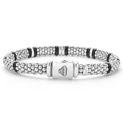 Sale LAGOS Four Station Diamond Caviar Bracelet | 6Mm