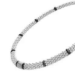Cheap LAGOS Four Station Diamond Caviar Necklace