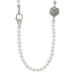 Cheap LAGOS Four Station Love Knot Pearl Necklace