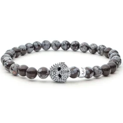 Cheap LAGOS Gemstone Skull Stretch Bracelet Gift Set
