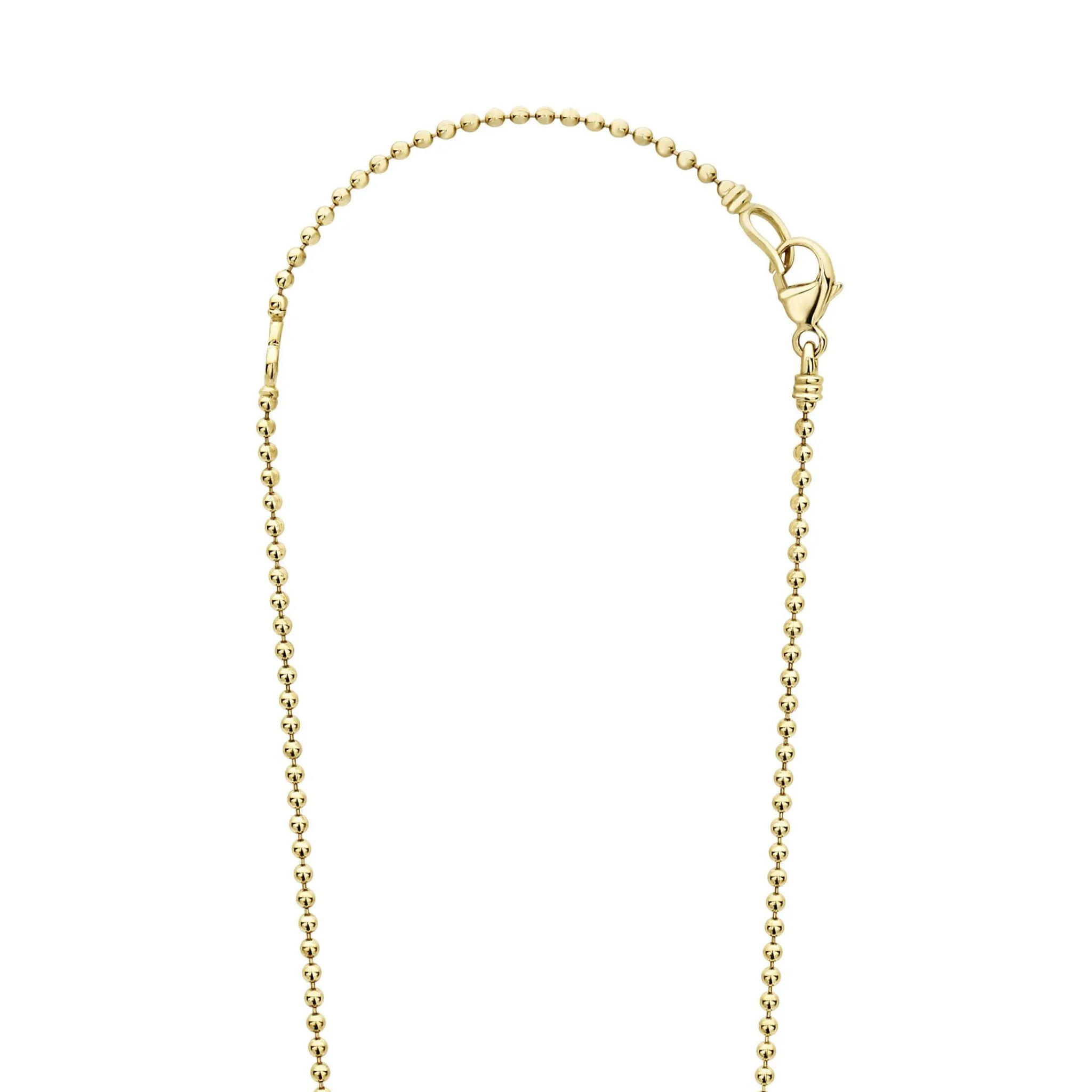 New LAGOS Gold Diamond Sphere Necklace
