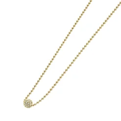 New LAGOS Gold Diamond Sphere Necklace