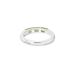 Cheap LAGOS Green Tourmaline Stacking Ring