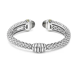 Clearance LAGOS Hematite Cuff Bracelet | 12Mm