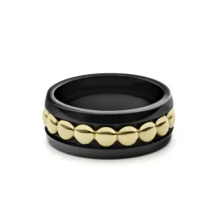 Best LAGOS 18K Gold And Black Ceramic Ring