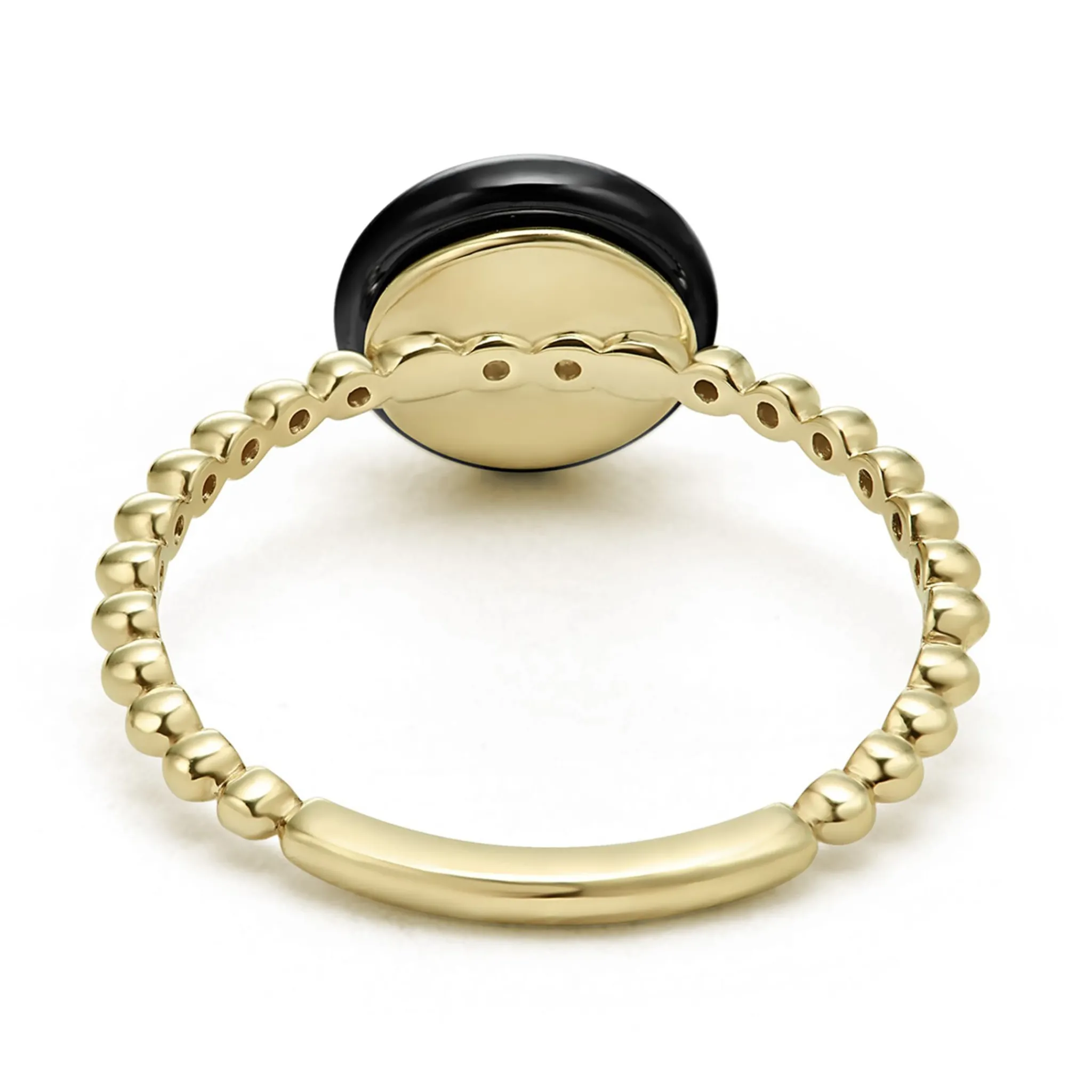Discount LAGOS 18K Gold And Black Ceramic Diamond Ring