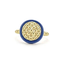 Best LAGOS 18K Gold And Ceramic Circle Ring
