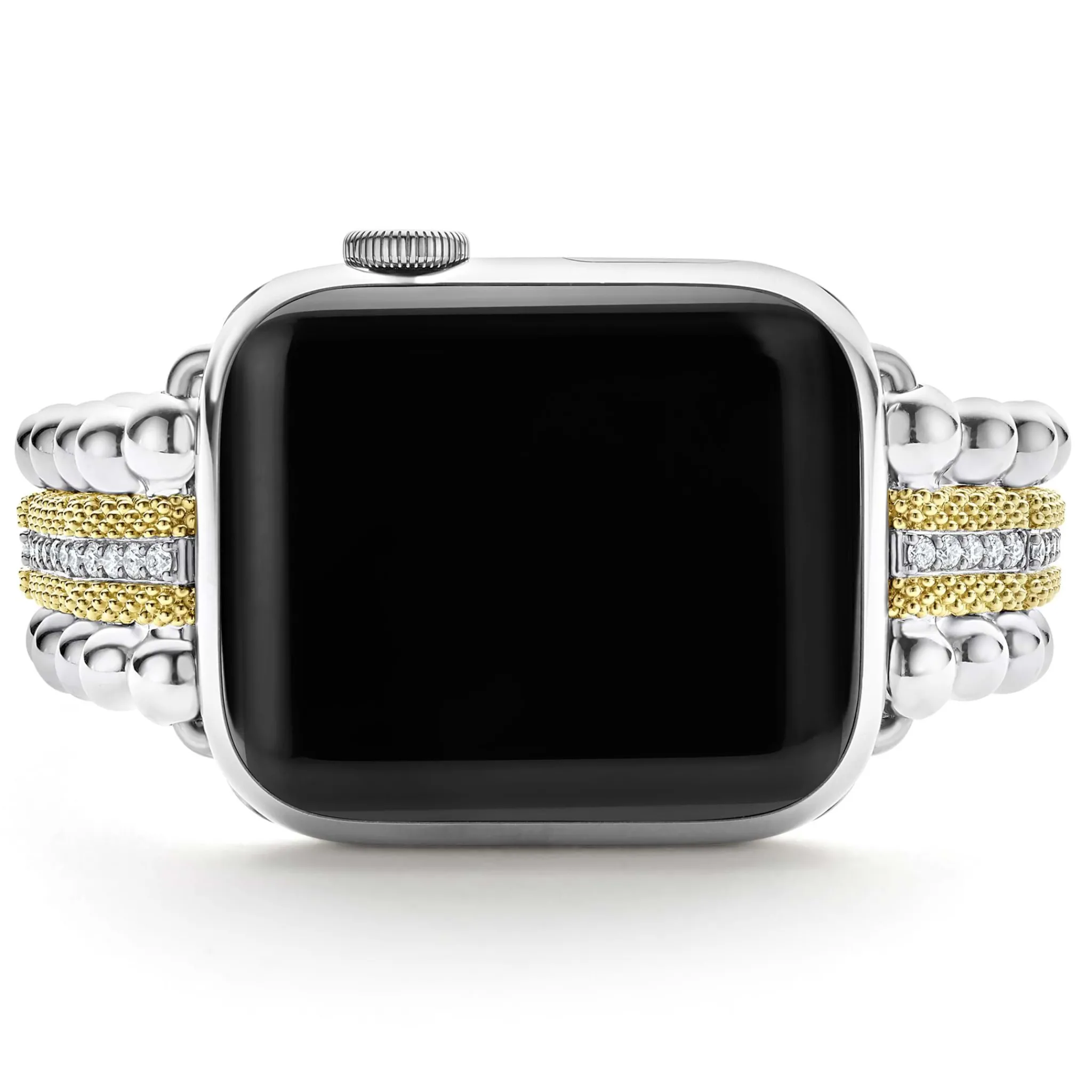 Online LAGOS 18K Gold And Diamond Caviar Beaded Watch Bracelet-38-45Mm