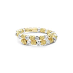 Clearance LAGOS 18K Gold And Diamond Superfine Band Ring