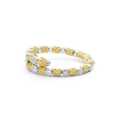 Clearance LAGOS 18K Gold And Diamond Superfine Band Ring