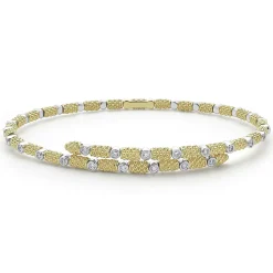 Online LAGOS 18K Gold And Diamond Superfine Cuff Bracelet