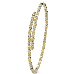 Hot LAGOS 18K Gold And Diamond Superfine Cuff Bracelet