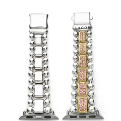 Online LAGOS 18K Gold And Sterling Silver Pink Sapphire Watch Bracelet-38-45Mm