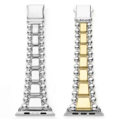 Sale LAGOS 18K Gold And Sterling Silver Watch Bracelet-42-49Mm