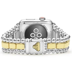 Sale LAGOS 18K Gold And Sterling Silver Watch Bracelet-42-49Mm