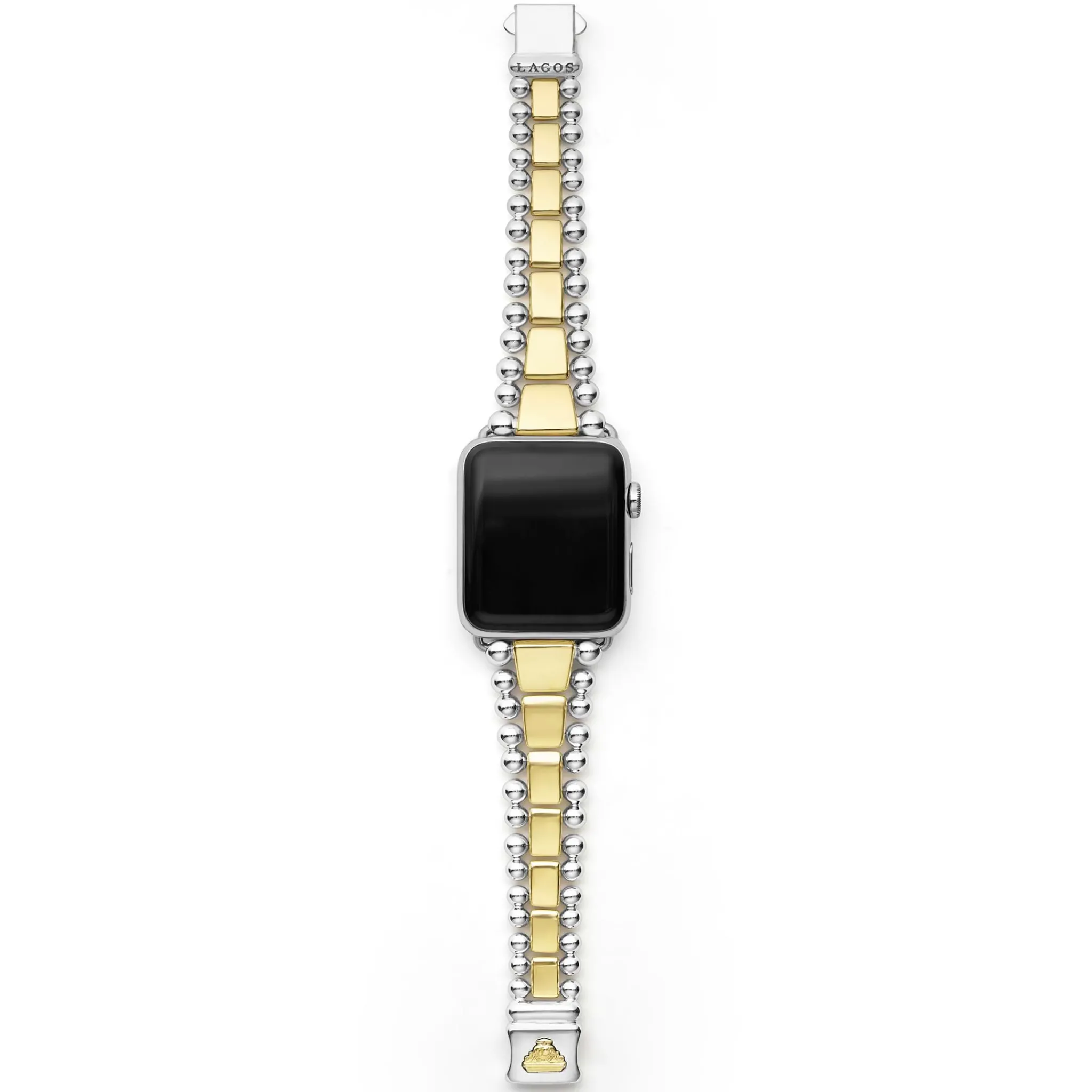 Sale LAGOS 18K Gold And Sterling Silver Watch Bracelet-42-49Mm