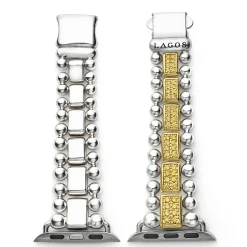 Best LAGOS 18K Gold And Sterling Silver Yellow Sapphire Watch Bracelet-38-45Mm