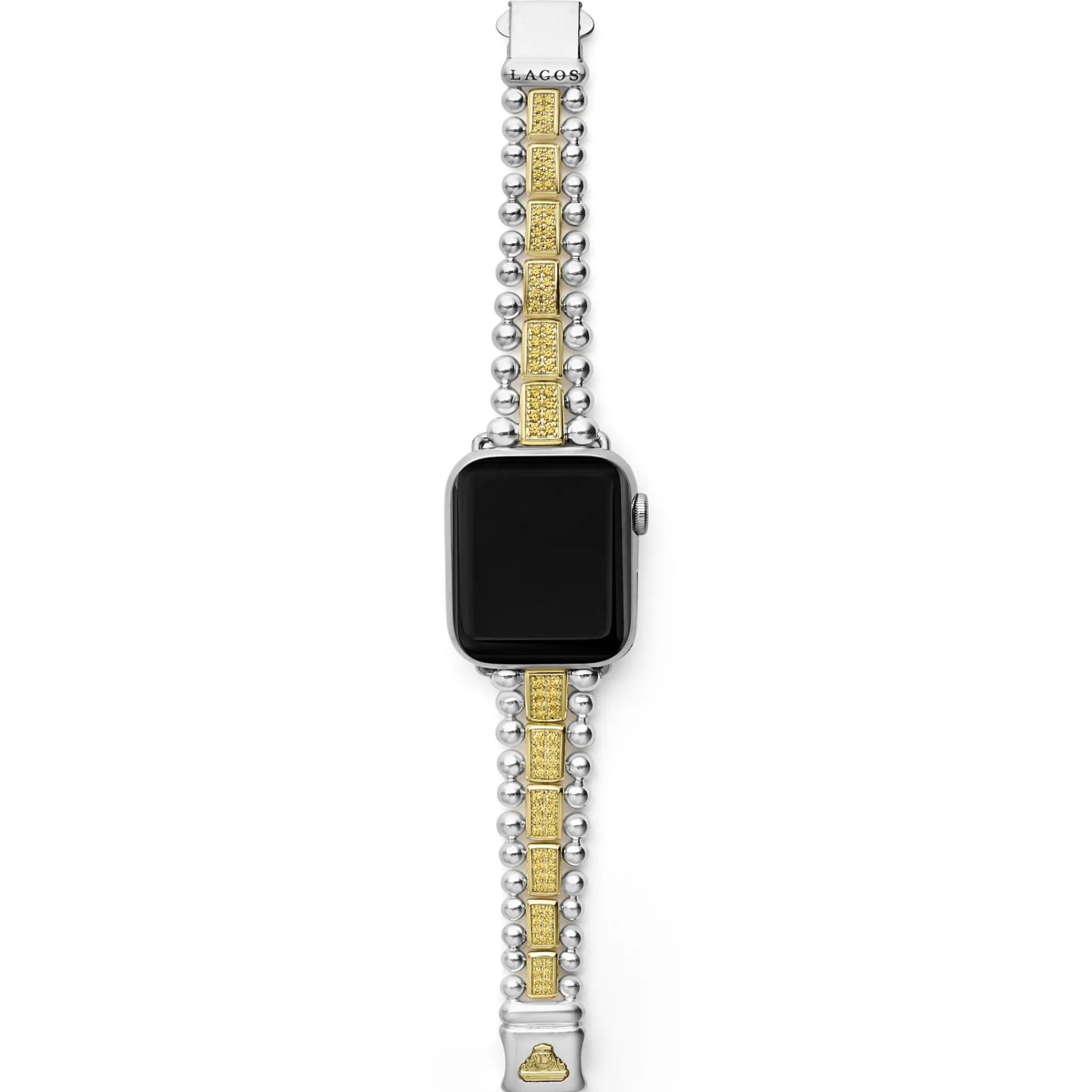 Sale LAGOS 18K Gold And Sterling Silver Yellow Sapphire Watch Bracelet-38-45Mm