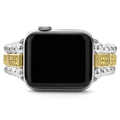 Sale LAGOS 18K Gold And Sterling Silver Yellow Sapphire Watch Bracelet-38-45Mm