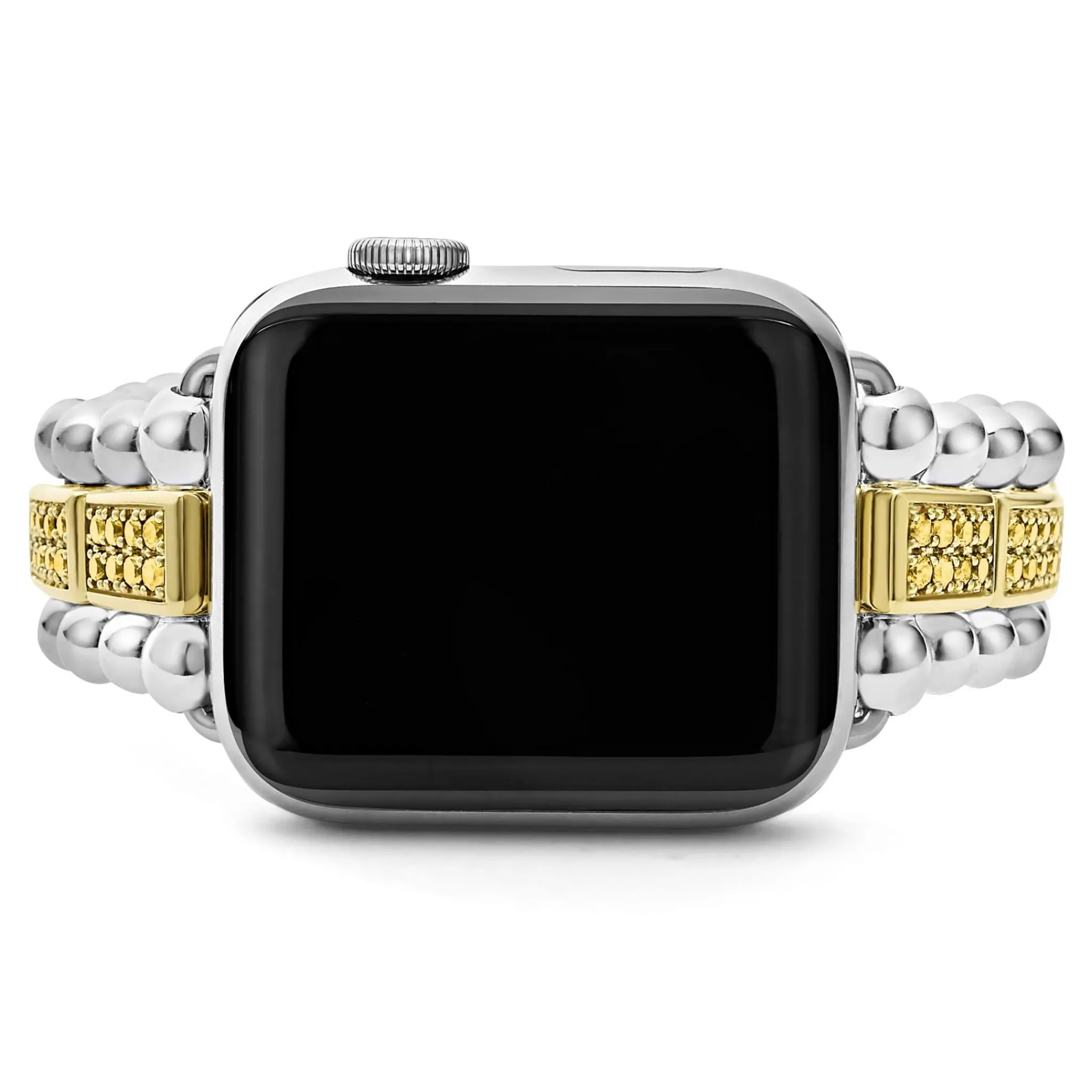 Sale LAGOS 18K Gold And Sterling Silver Yellow Sapphire Watch Bracelet-38-45Mm