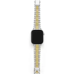 Sale LAGOS 18K Gold And Sterling Silver Caviar Beaded Watch Bracelet-38-45Mm