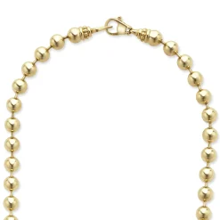 Fashion LAGOS 18K Gold Ball Chain Necklace