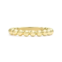 Shop LAGOS 18K Gold Beaded Stacking Ring
