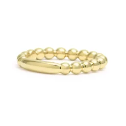 Shop LAGOS 18K Gold Beaded Stacking Ring