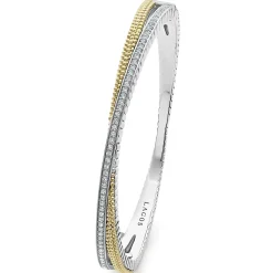 Best LAGOS 18K Gold Caviar And Diamond Bangle