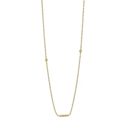 New LAGOS 18K Gold Caviar Beaded Necklace