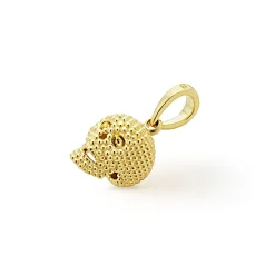 New LAGOS 18K Gold Caviar Beaded Skull Amulet