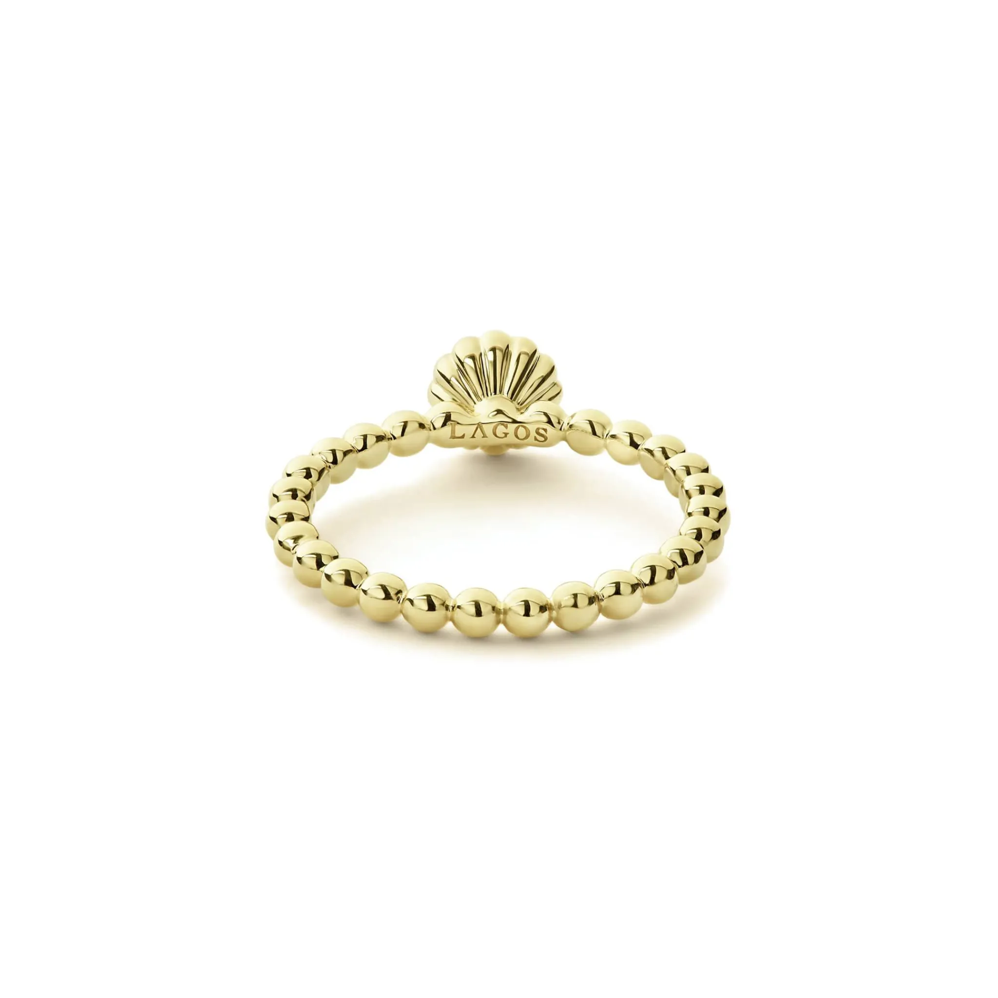 Cheap LAGOS 18K Gold Caviar Diamond Ring