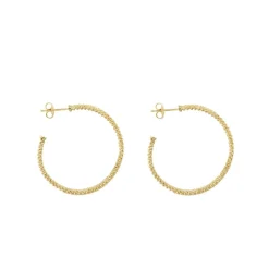 Cheap LAGOS 18K Gold Caviar Hoop Earrings