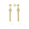 Sale LAGOS 18K Gold Caviar Tassel Diamond Earrings