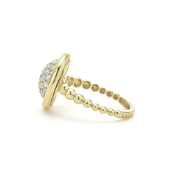 Best LAGOS 18K Gold Circle Diamond Ring