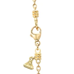 Sale LAGOS 18K Gold Circle Station Necklace