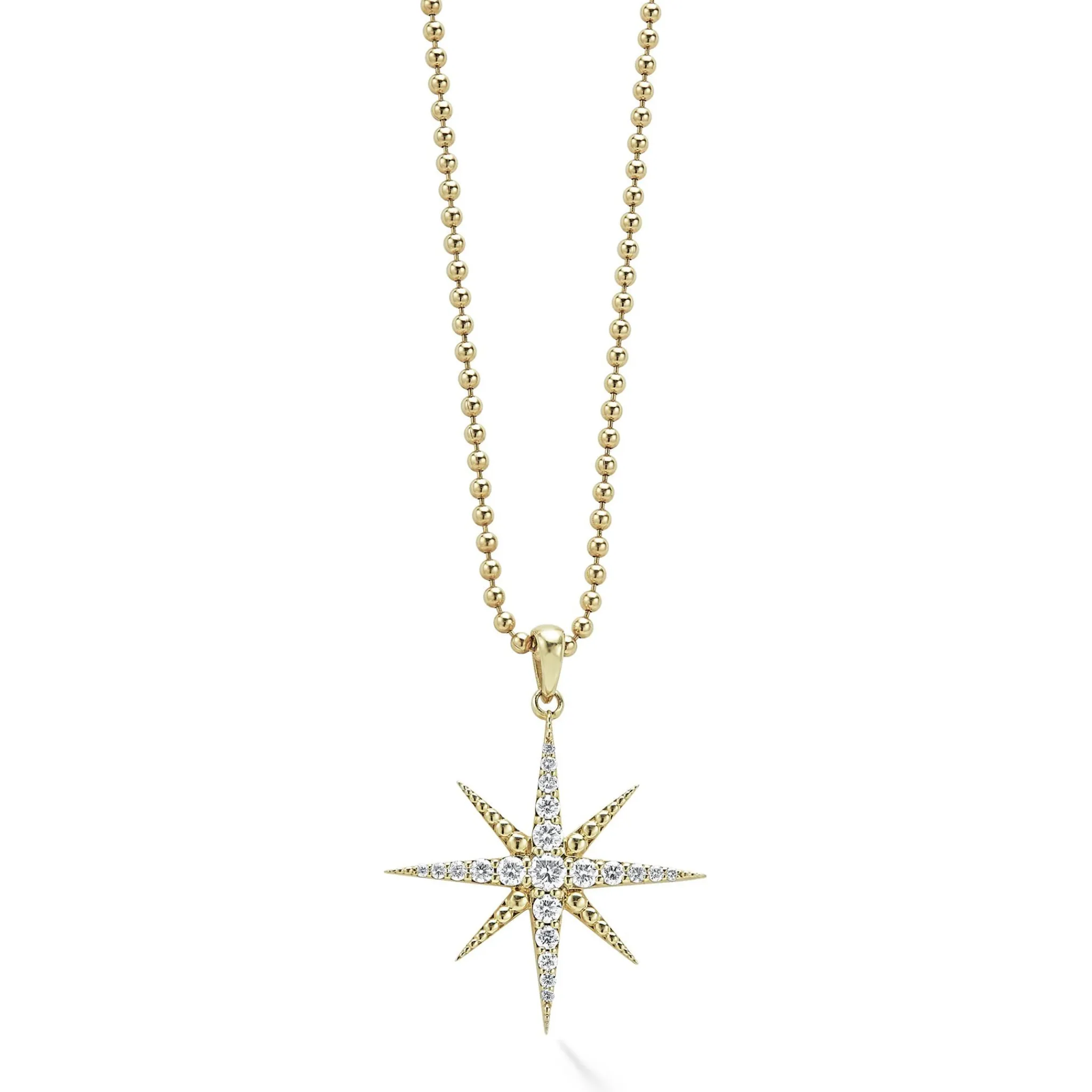 Shop LAGOS 18K Gold Delicate Diamond Pendant Necklace