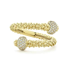 Best Sale LAGOS 18K Gold Diamond Ball Wrap Ring