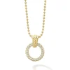 Store LAGOS 18K Gold Diamond Circle Pendant Necklace